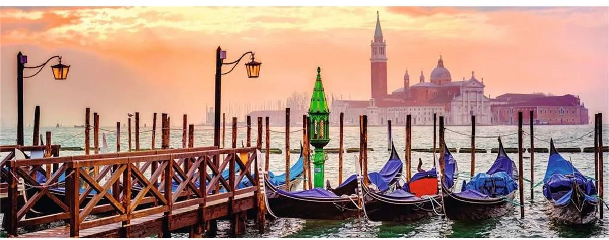 Ravensburger Gondels in Venetië Legpuzzel 1000 Stuks - Multicolor
