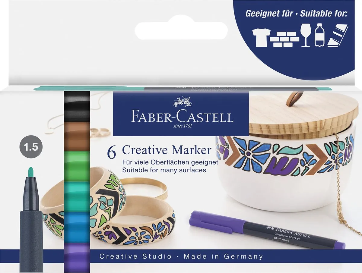 Faber-Castell Fairy Forest Marker Set 6 Stuks