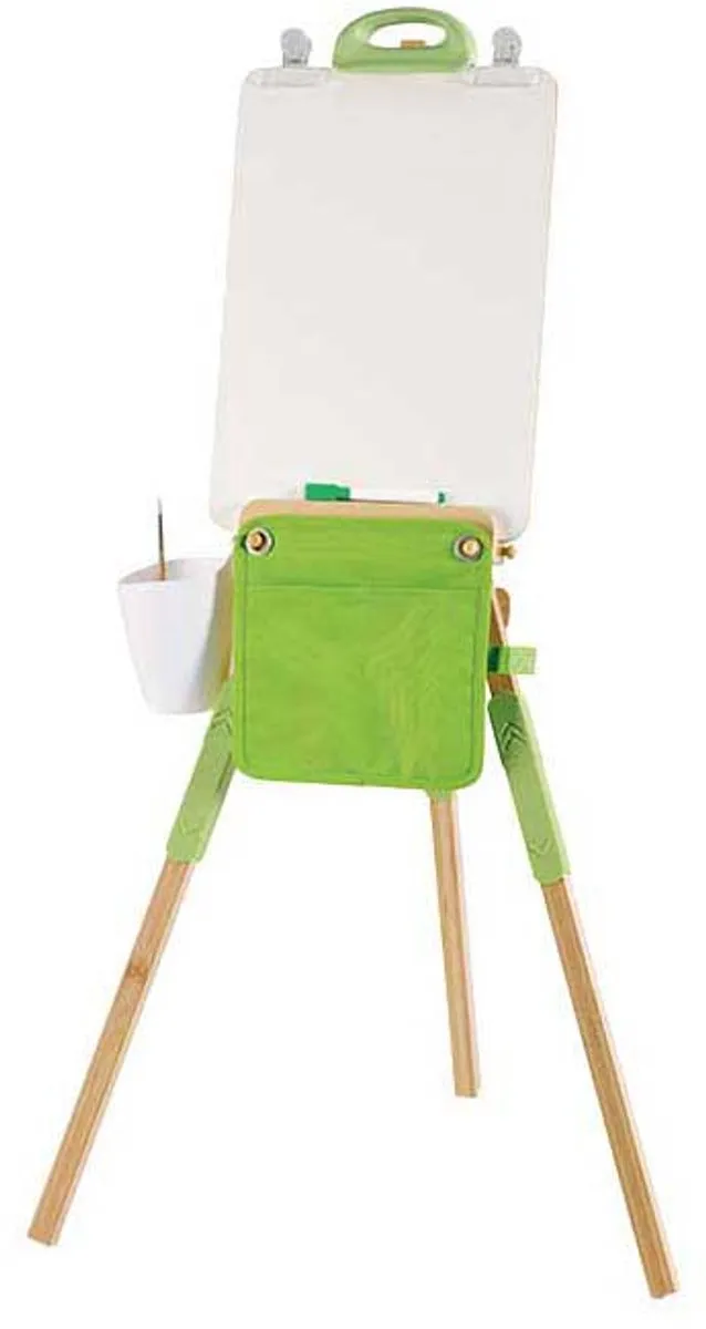 Hape Draagbaar Bamboe Schildersezel A4 - Groente - afbeelding 6 van 6