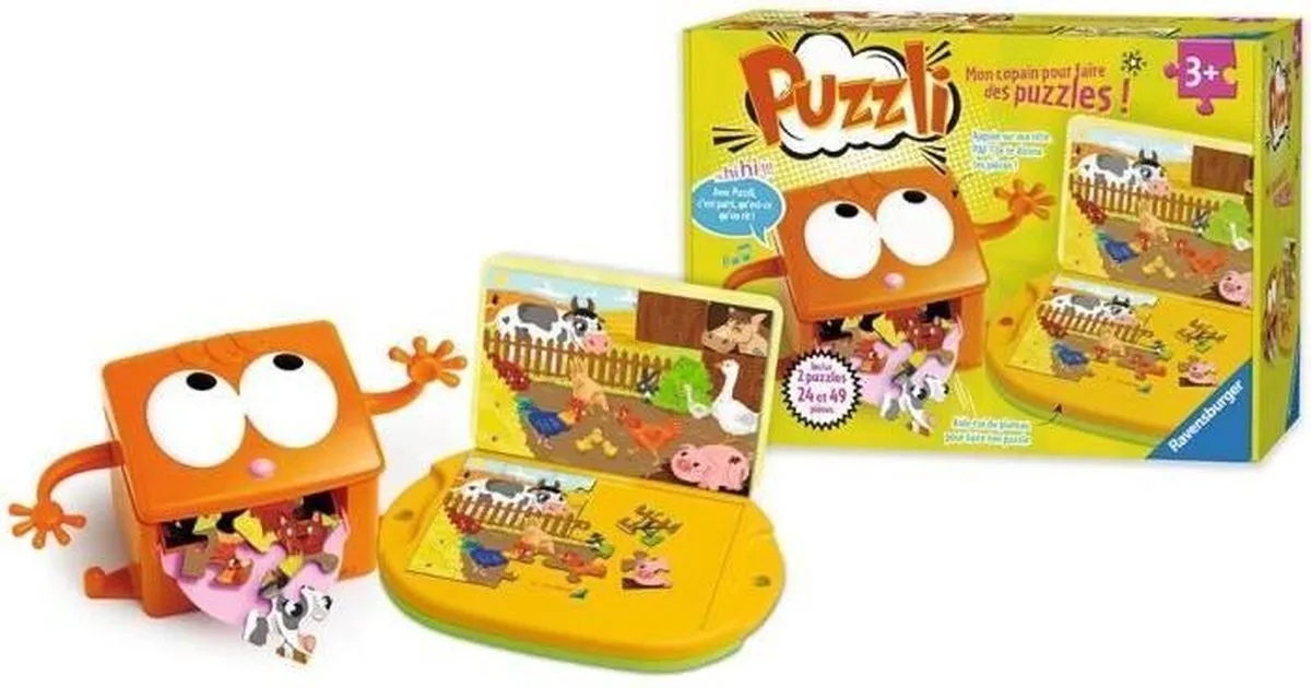 Ravensburger Puzzli Franstalig - 24 Stuks - Oranje