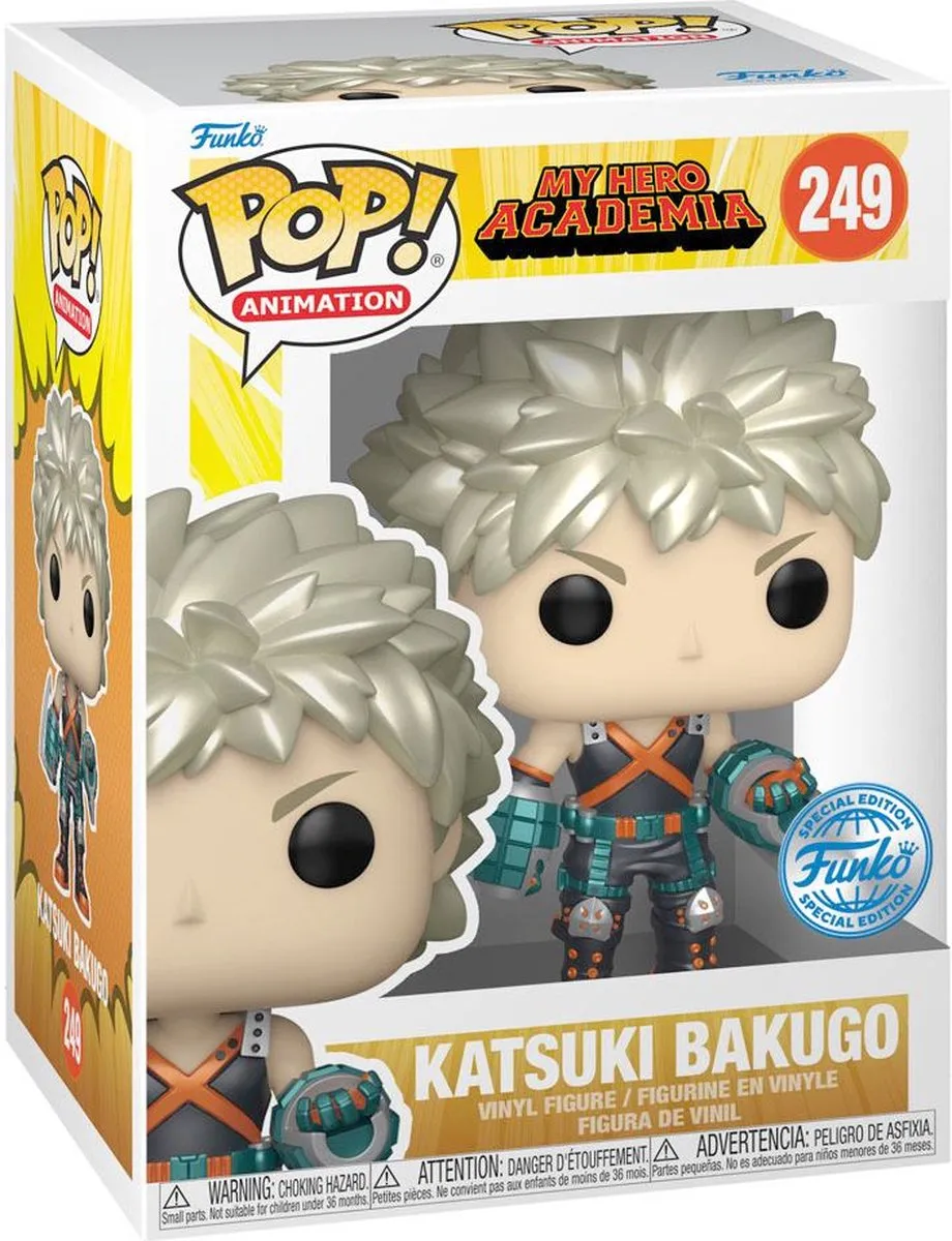 Funko My Hero Academia POP! Katsuki Zwart & T-shirt Set - L