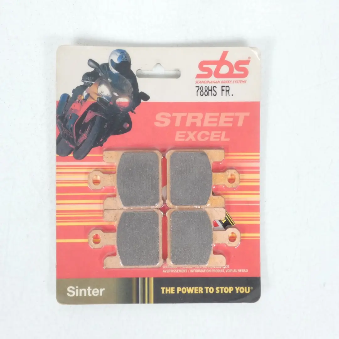 Plaquette de frein SBS pour Moto Kawasaki 1000 Zx-10 R Ninja 2004 à 2007 AVG /