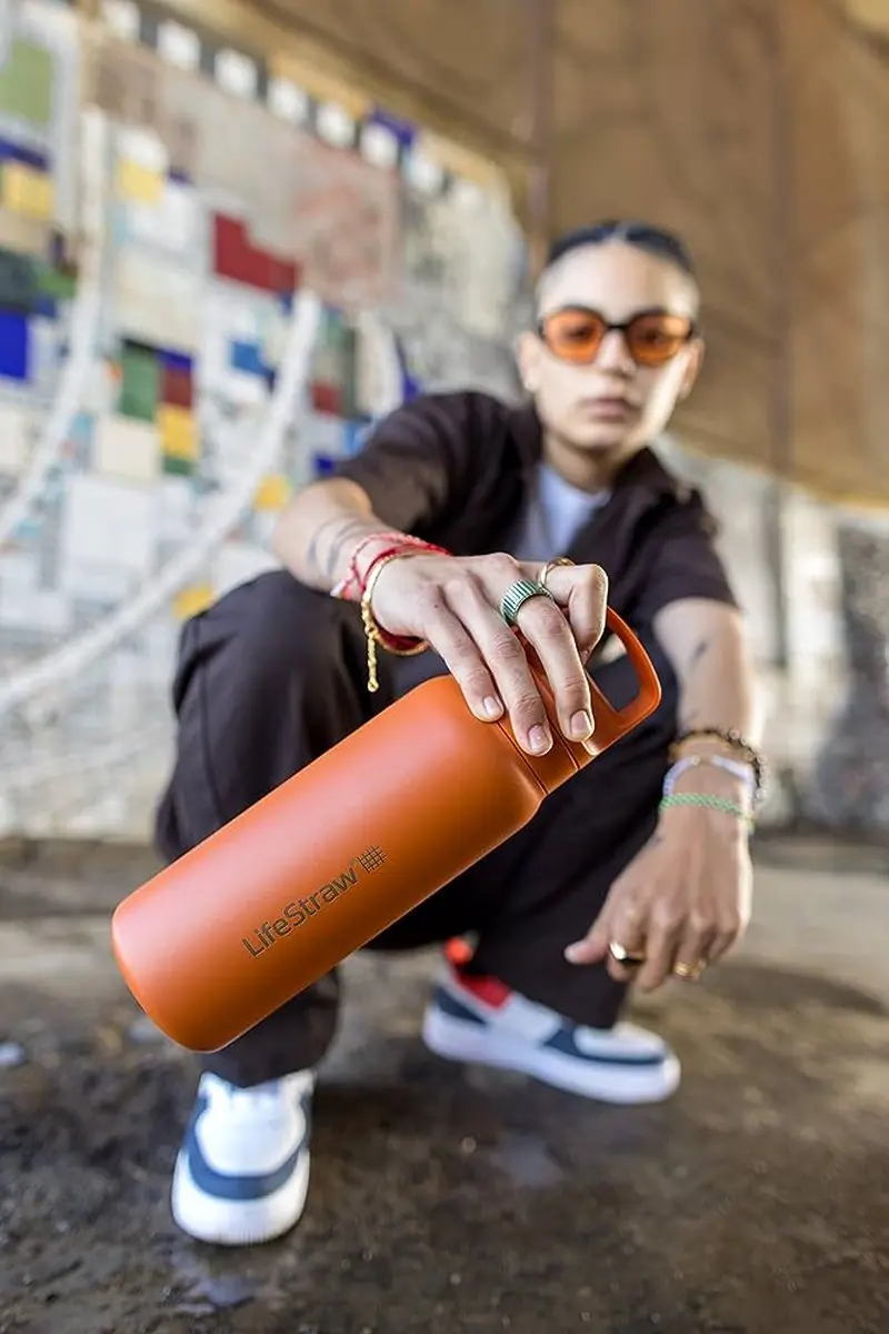 LifeStraw Go 2.0 LGV42SORWW Waterfilterfles - 700ml - Oranje