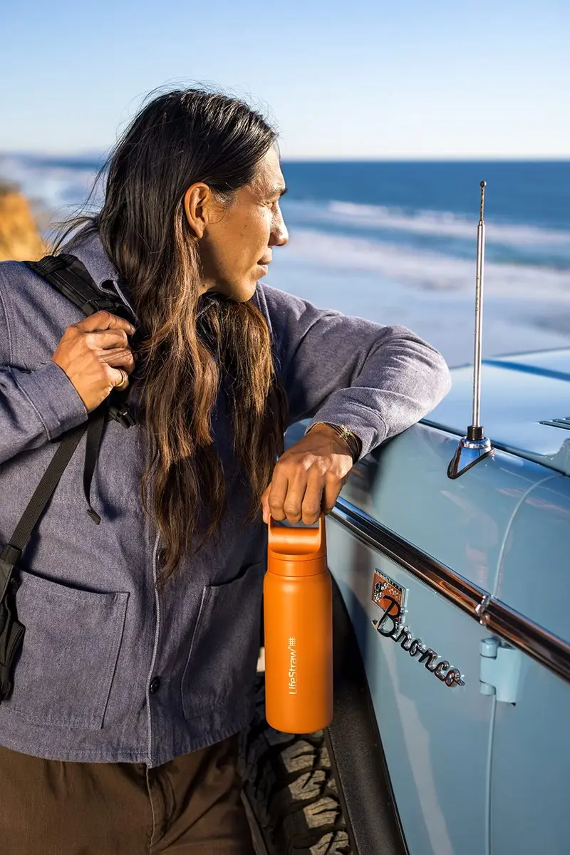 LifeStraw Go 2.0 LGV42SORWW Waterfilterfles - 700ml - Oranje