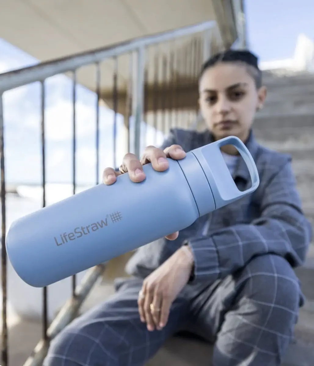 LifeStraw Go 2.0 LGV42SBLWW Waterfilterfles - 700ml - Blauw