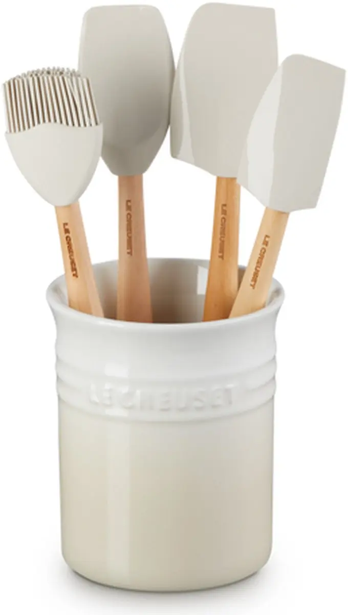 Le Creuset Lepelpot Meringue - 5 Stuks - Crème