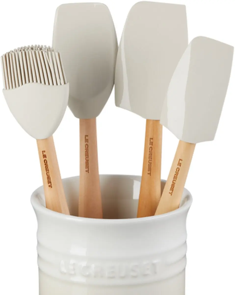 Le Creuset Lepelpot Meringue - 5 Stuks - Crème