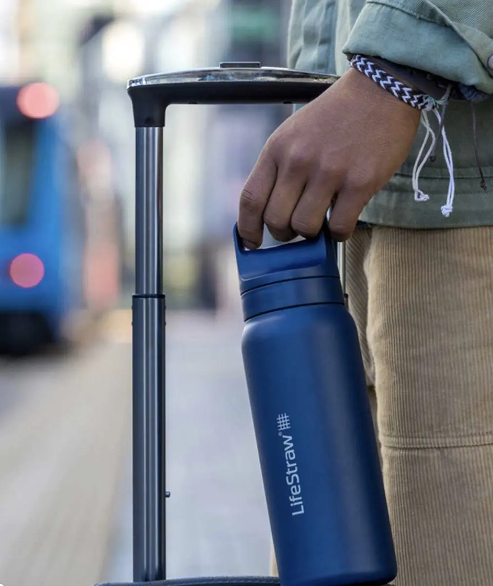 LifeStraw Go 2.0 Waterfilterfles 1L - Blauw - afbeelding 6 van 6