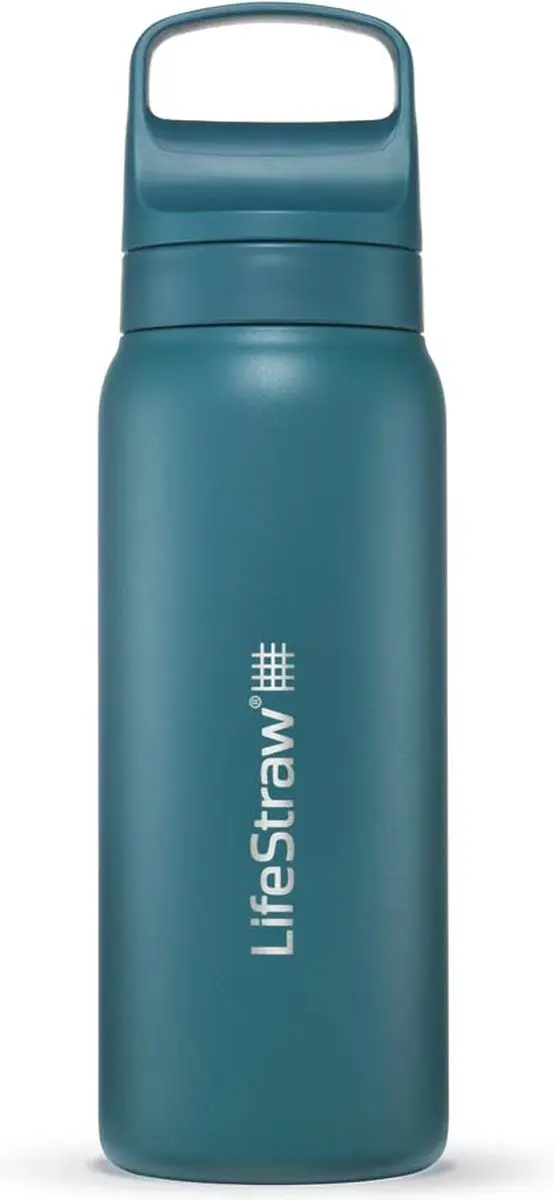 LifeStraw Go 2.0 LGV41STLWW Waterfles met Filter 1L