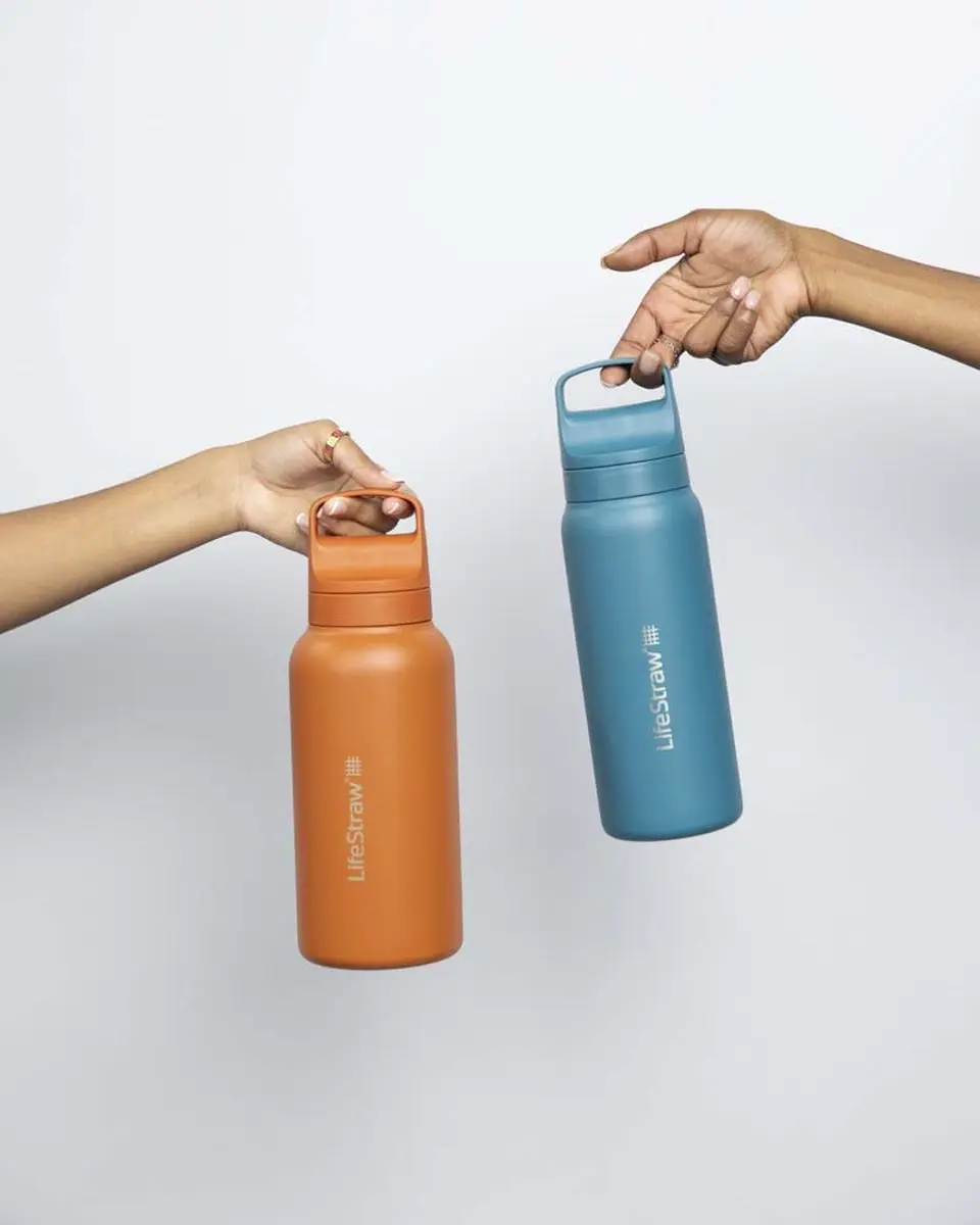 LifeStraw Go 2.0 LGV41STLWW Waterfles met Filter 1L - Teal - afbeelding 6 van 6