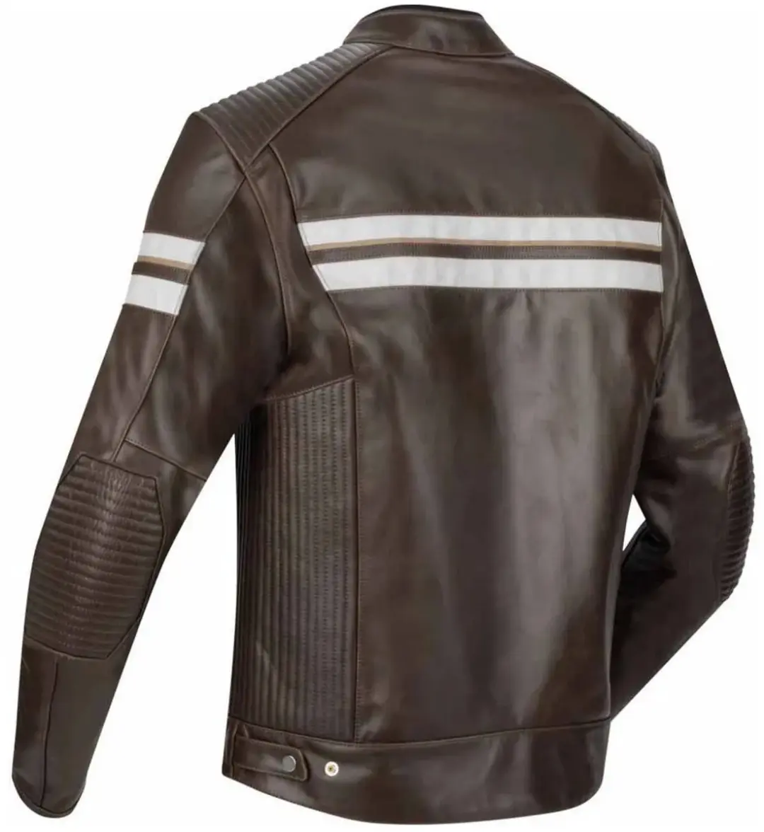 Segura Romeo Motorfietsjas - Bruin/Wit 3XL