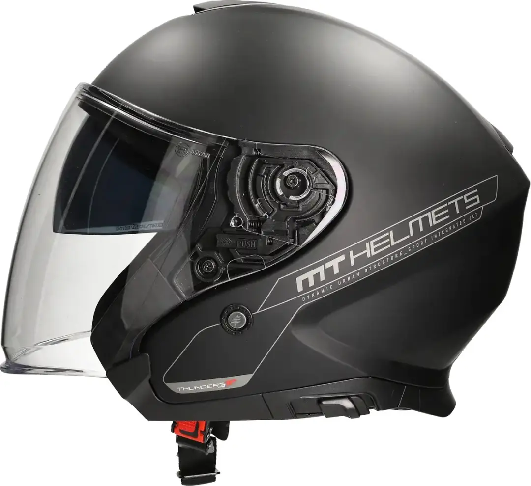 MT Helm Thunder III Jet mat zwart maat M