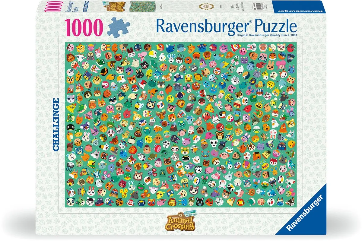 Ravensburger Puzzel Dieren 1000 Stuks - Multicolor