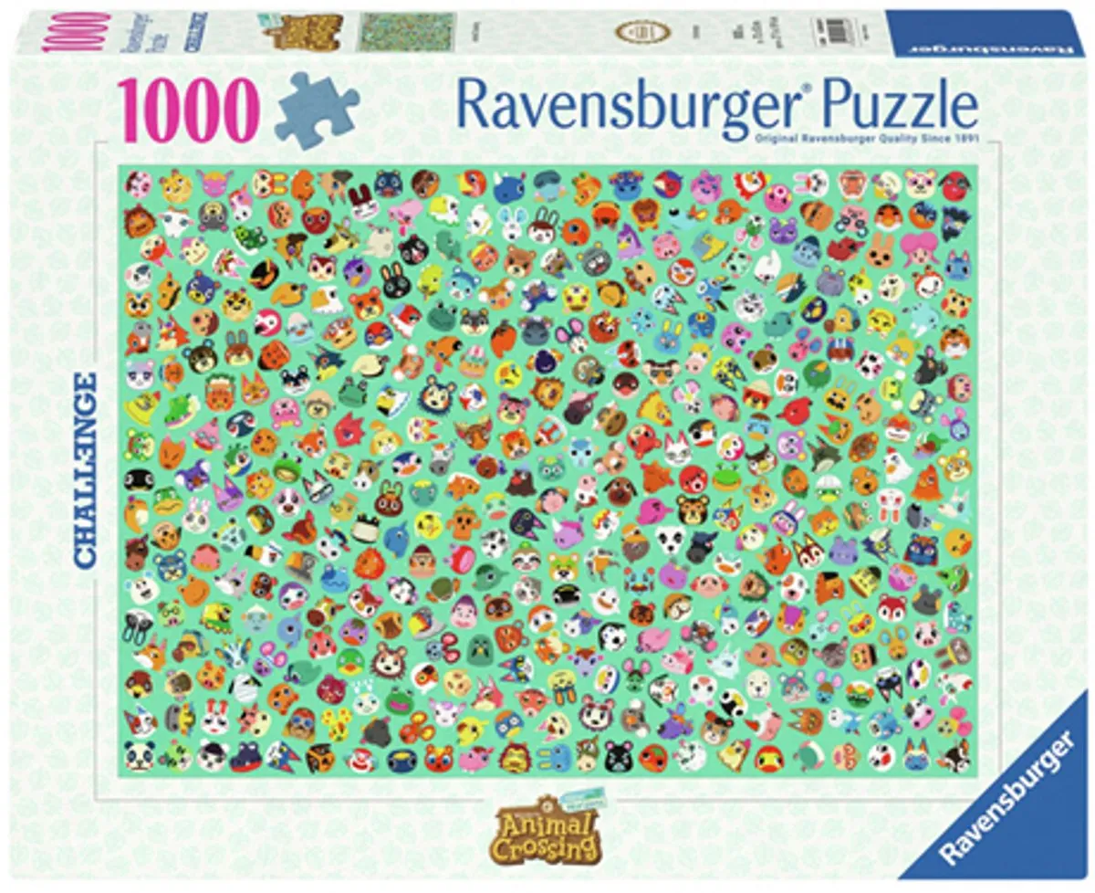 Ravensburger Puzzel Dieren 1000 Stuks - Multicolor