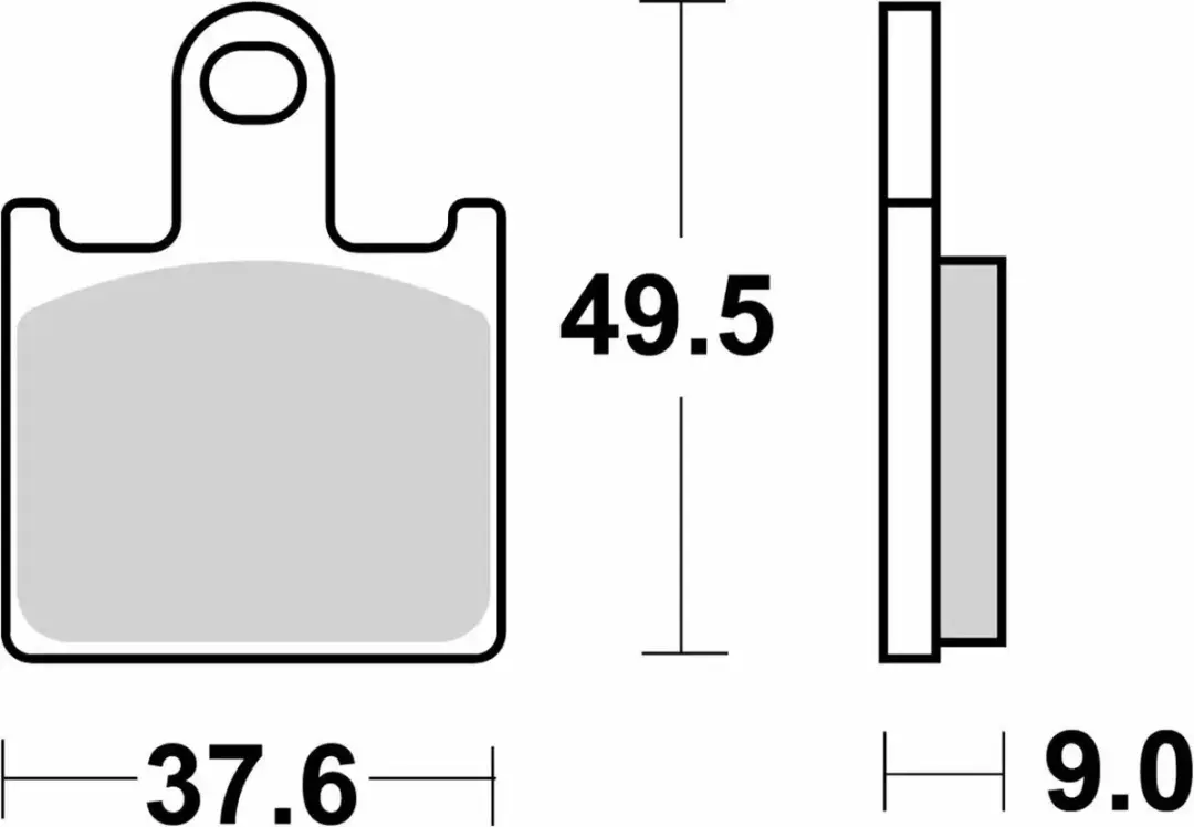Plaquette de frein SBS pour Moto Kawasaki 1400 Zzr Abs 2015 AVG / AVD Neuf