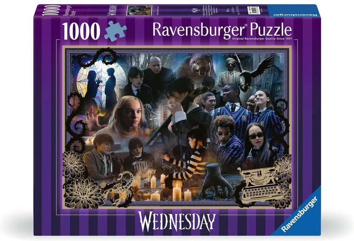 Ravensburger Wednesday Legpuzzel 1000 Stuks - 12001228