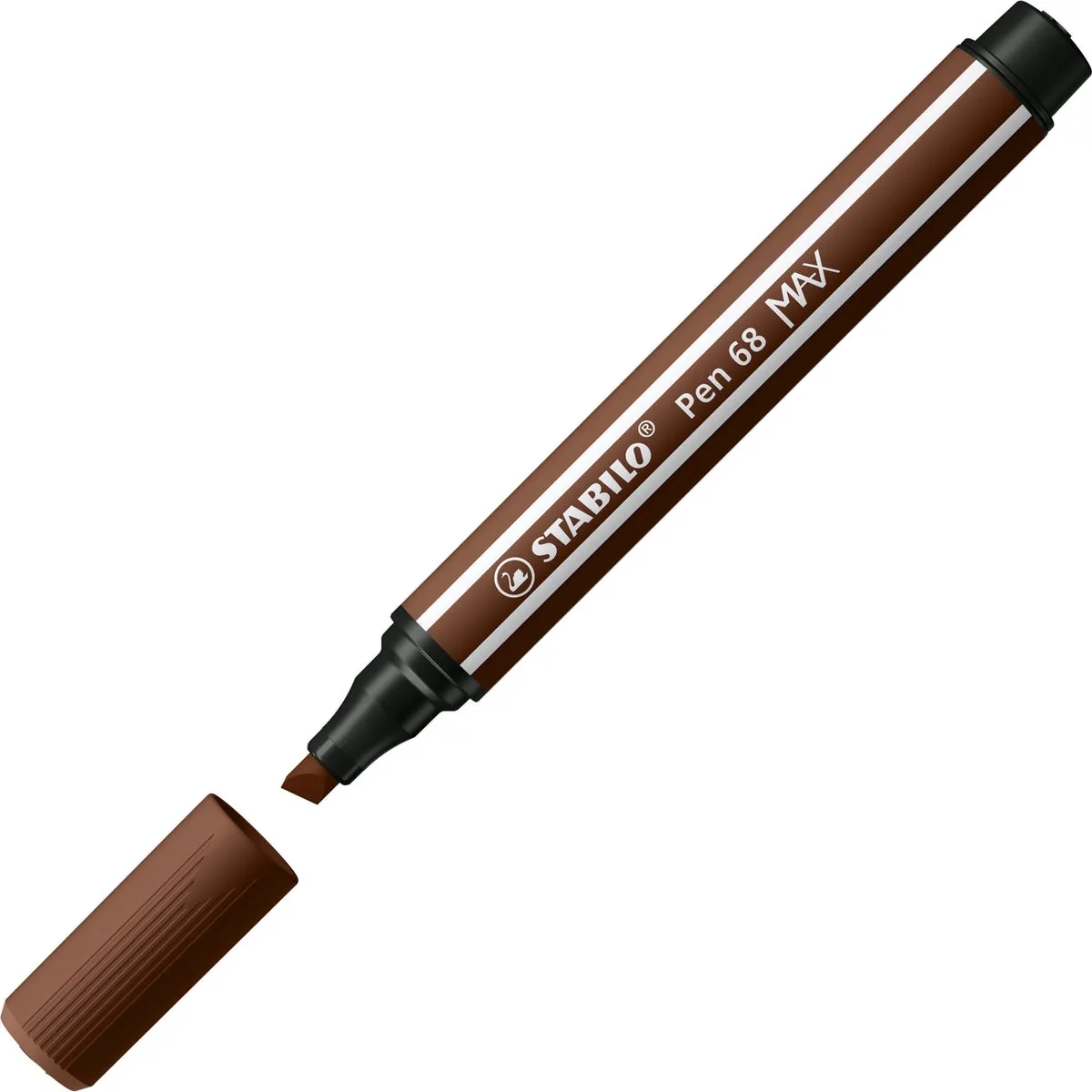 STABILO Pen 68 MAX Viltstift - Bruin