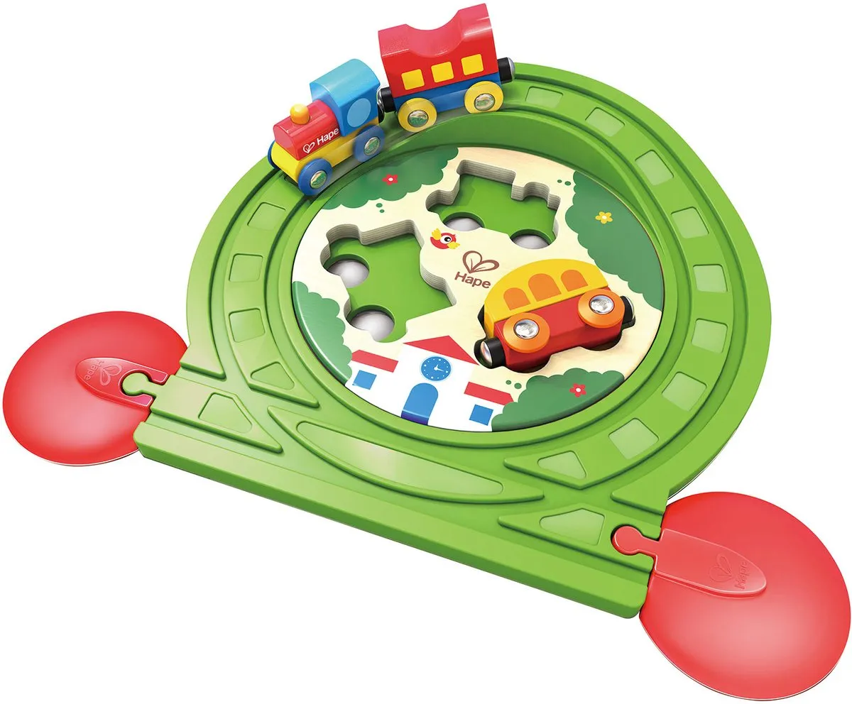Hape Spoorwegpuzzel E3819 Multikleur