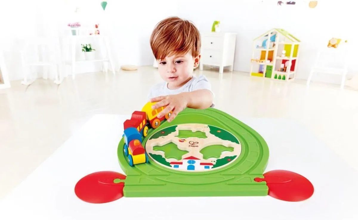 Hape Spoorwegpuzzel E3819 Multikleur