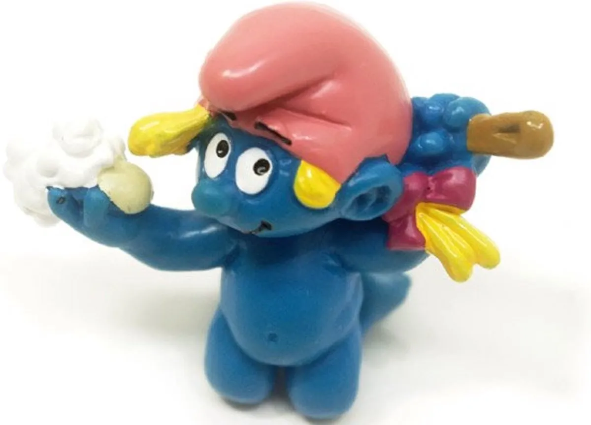 Schleich Smurfin Smurf Badend Figuurtje 20448