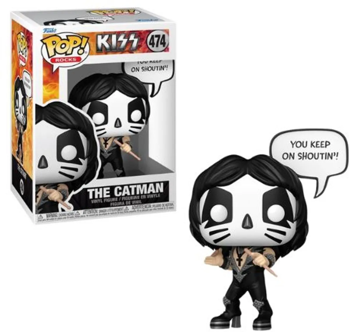 Funko Pop! Kiss The Catman 474 - Figuur
