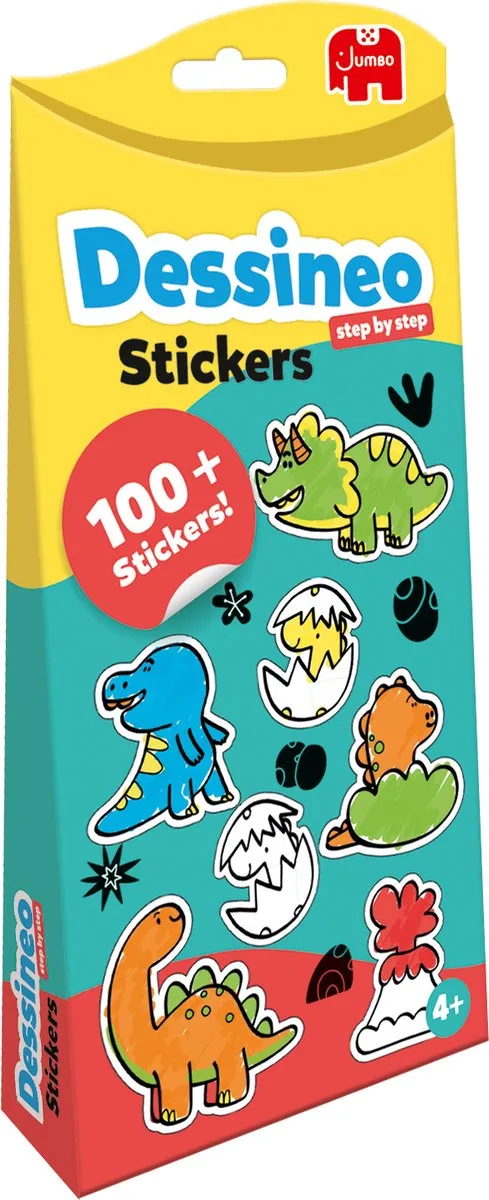 Jumbo Dessineo Dino Stickers Theme Pack