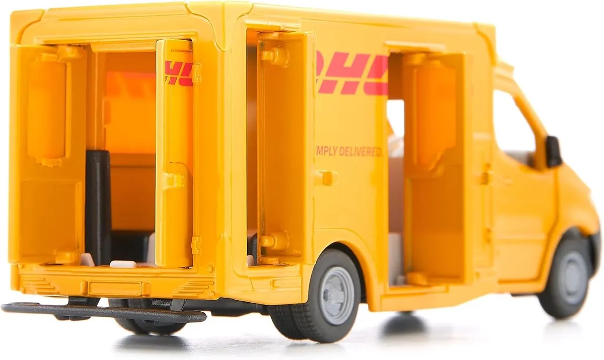 SIKU 1920 Mercedes-Benz Sprinter DHL Speelgoedauto - Geel - afbeelding 6 van 6