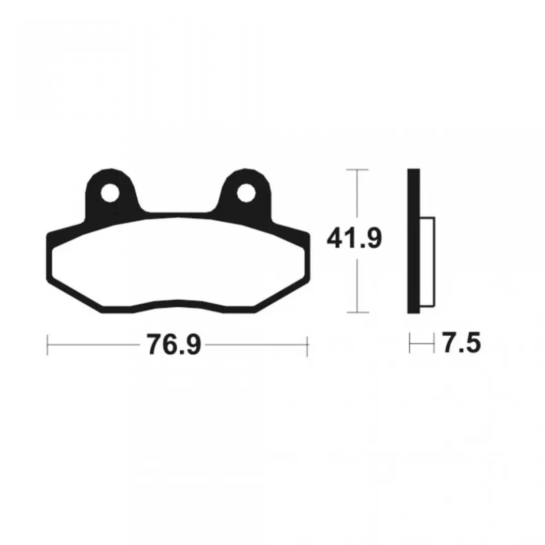 tecnium remblokje voor peugeot 50 speedfight 3 2t ac scooter 2009 tot 2013 av ni