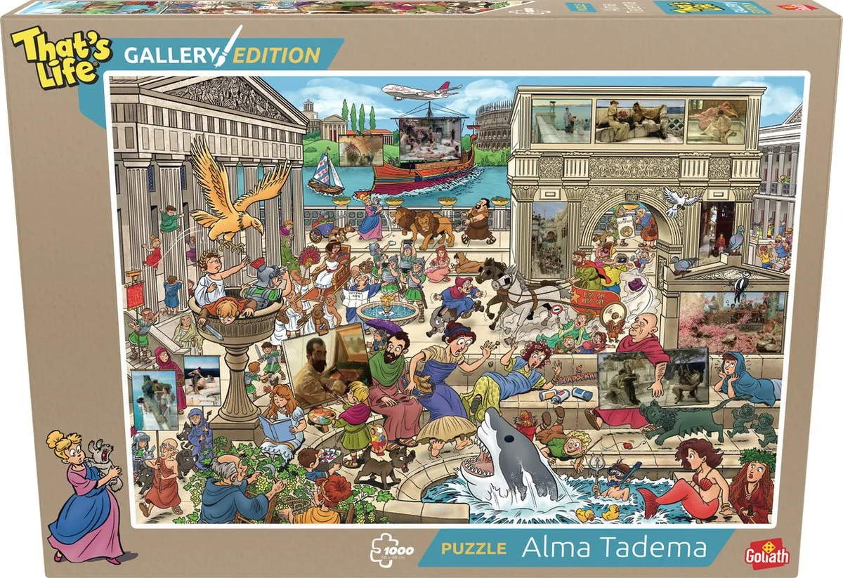 Goliath Thats Life Gallery Alma Tadema Legpuzzel 1000 Stuks