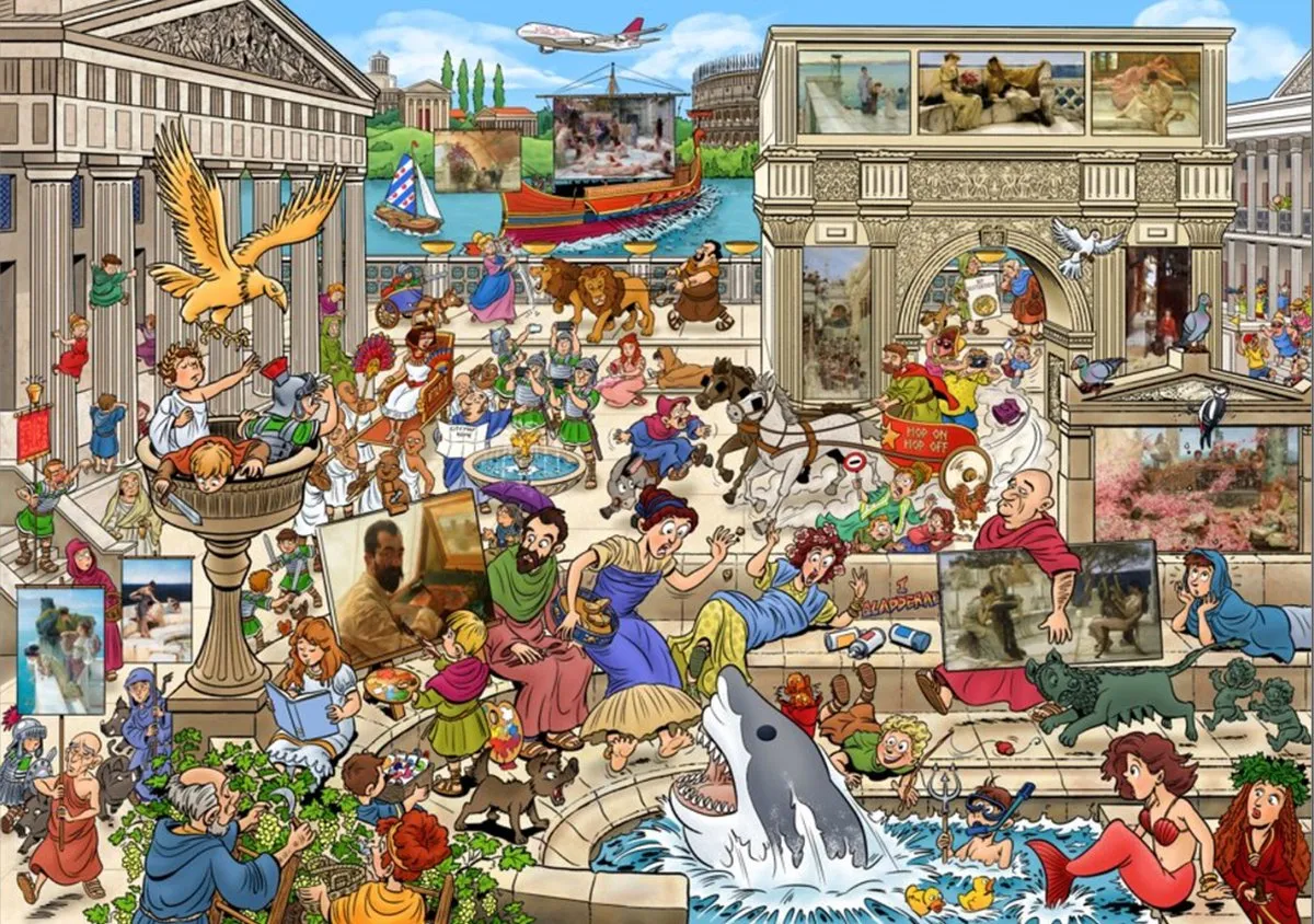 Goliath Thats Life Gallery Alma Tadema Legpuzzel 1000 Stuks - 68x48cm