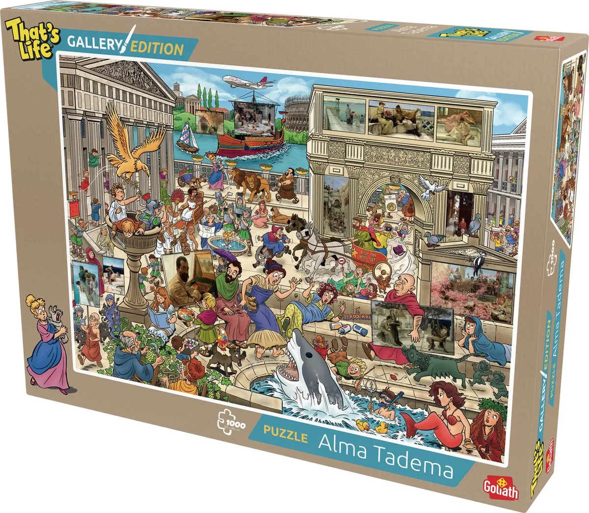 Goliath Thats Life Gallery Alma Tadema Legpuzzel 1000 Stuks - 68x48cm