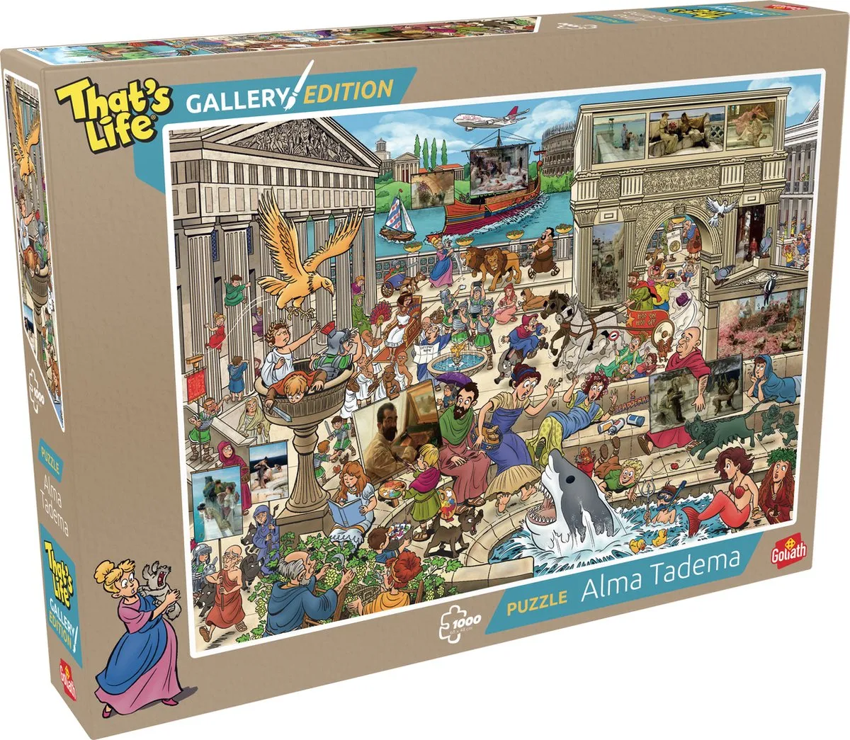 Goliath Thats Life Gallery Alma Tadema Legpuzzel 1000 Stuks - 68x48cm