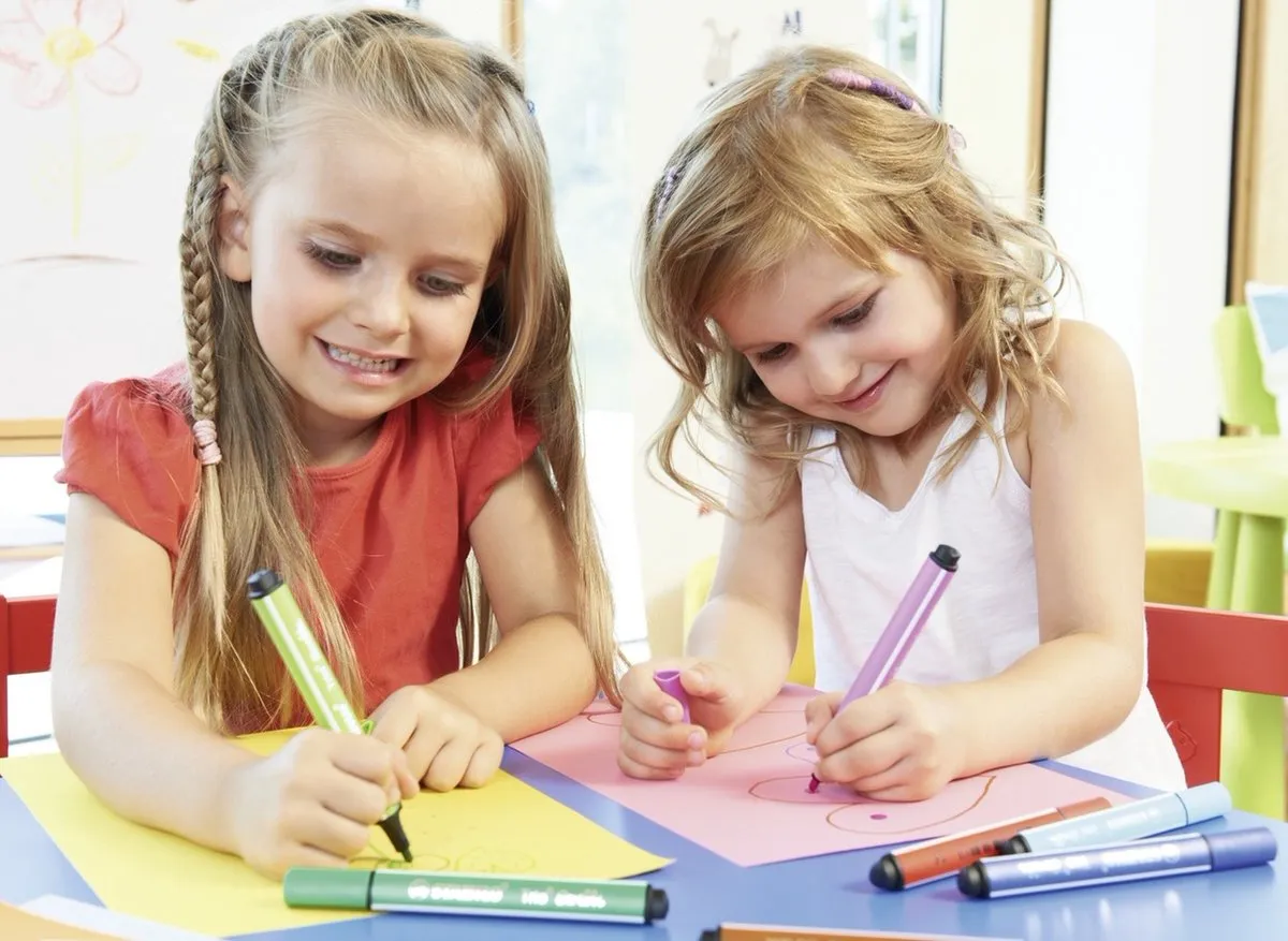 STABILO Trio Scribbi Viltstiften - 8 Kleuren