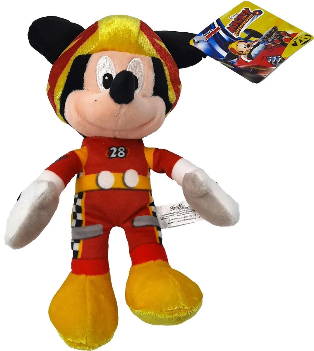 Disney Mickey Mouse Roadster Racers Knuffel 20cm