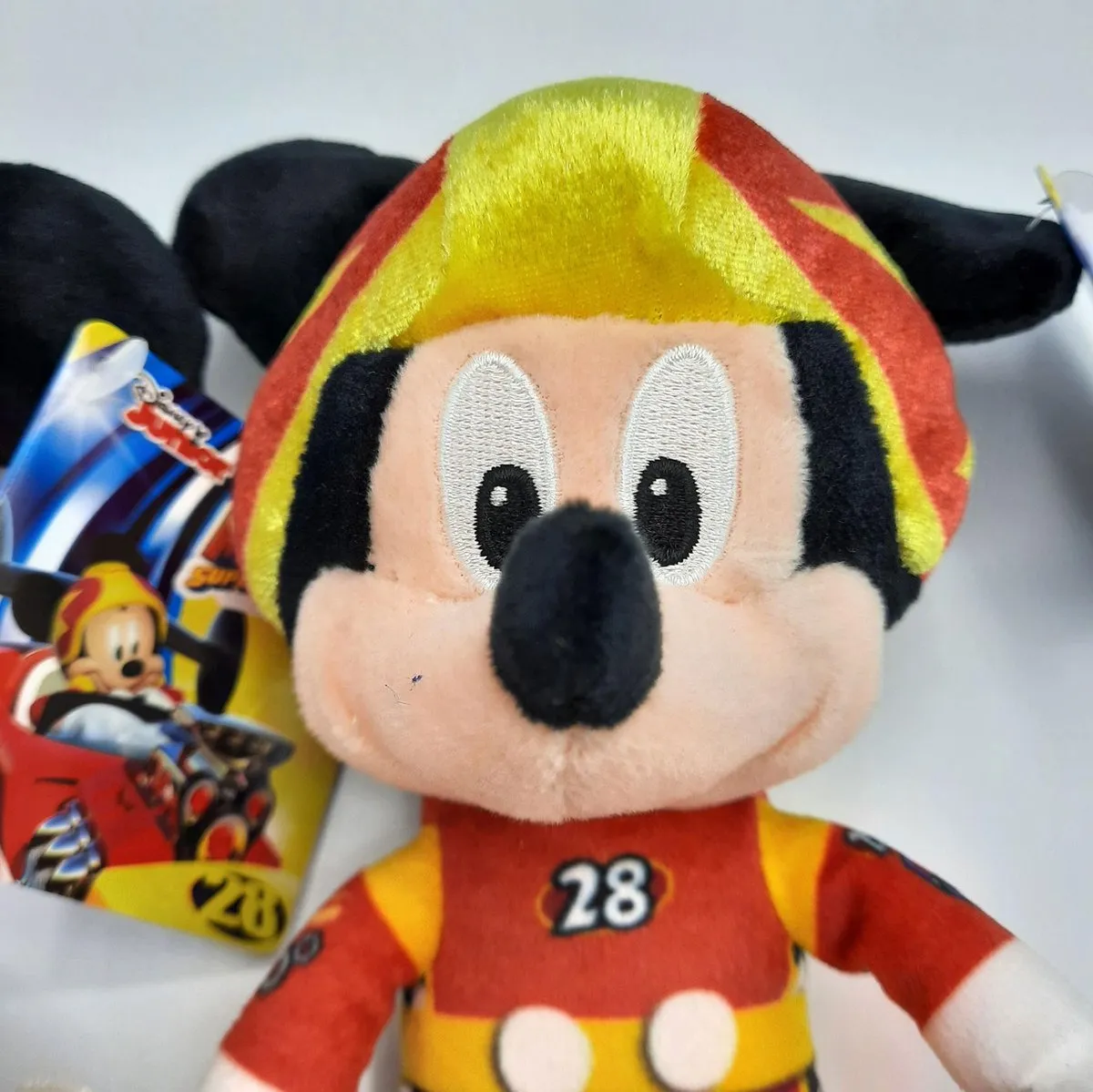 Disney Mickey Mouse Roadster Racers Knuffel 20cm - Rood