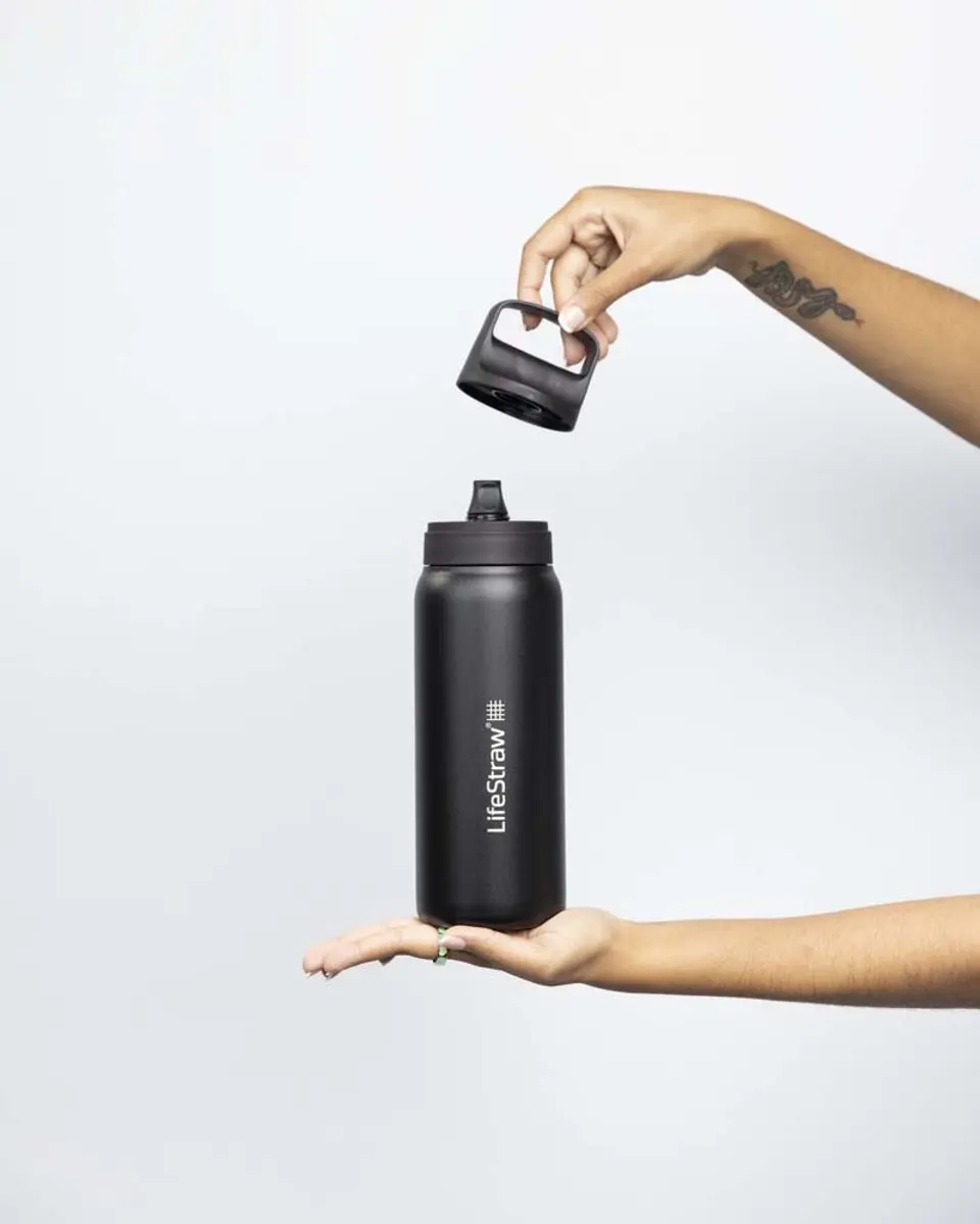 LifeStraw Go 2.0 Waterfilterfles 1L - Zwart