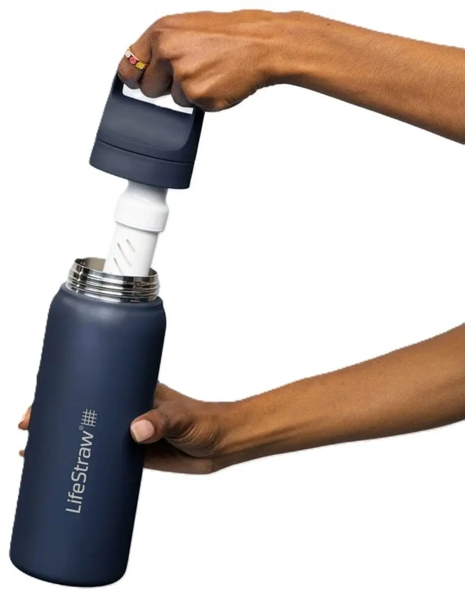 LifeStraw Go 2.0 Waterfilterfles 1L - Zwart - afbeelding 6 van 6