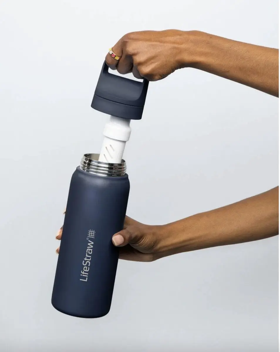LifeStraw Go 2.0 LGV42SASWW Waterfilterfles 700ml - Blauw