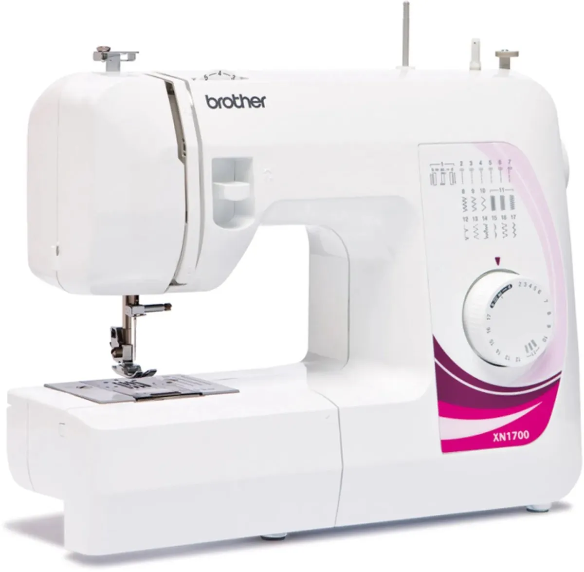 Brother XN1700 Naaimachine - 17 Steken - Wit