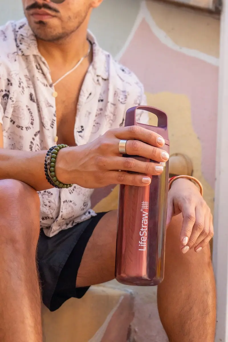 LifeStraw Go 2.0 Waterfles 650ml - Rood