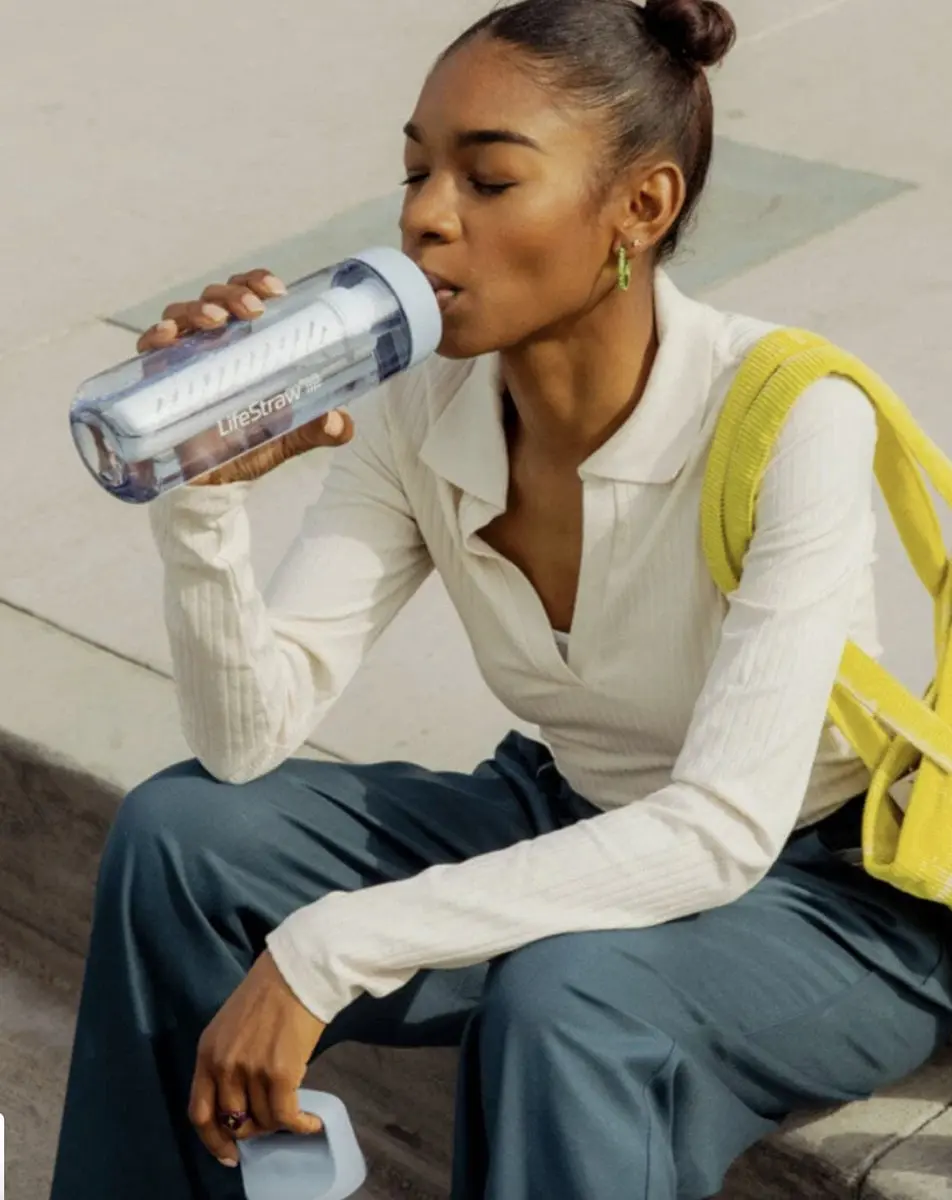 LifeStraw Go 2.0 Waterfles - 1L - IJsblauw
