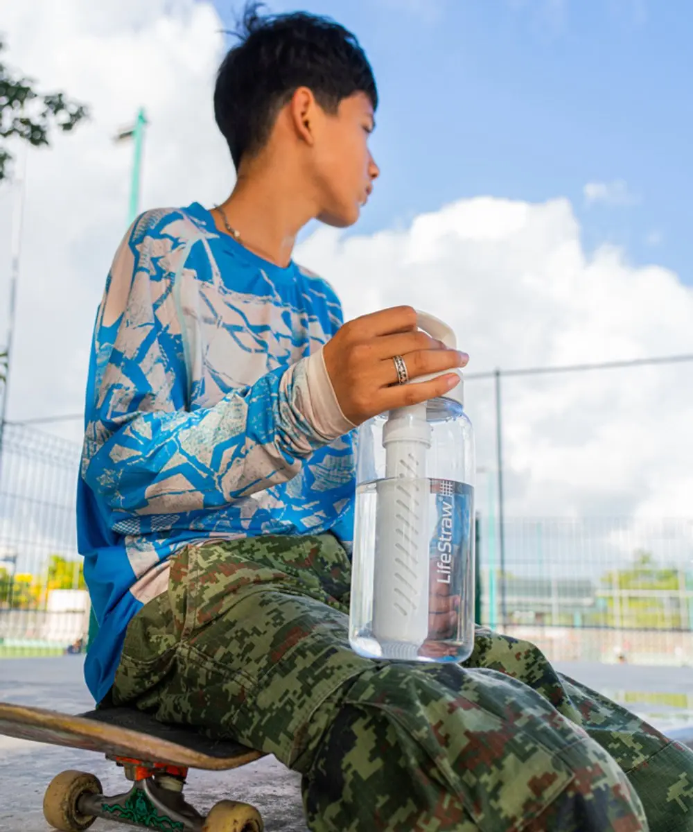 LifeStraw Go 2.0 Waterfles 650ml - Transparant - afbeelding 6 van 6
