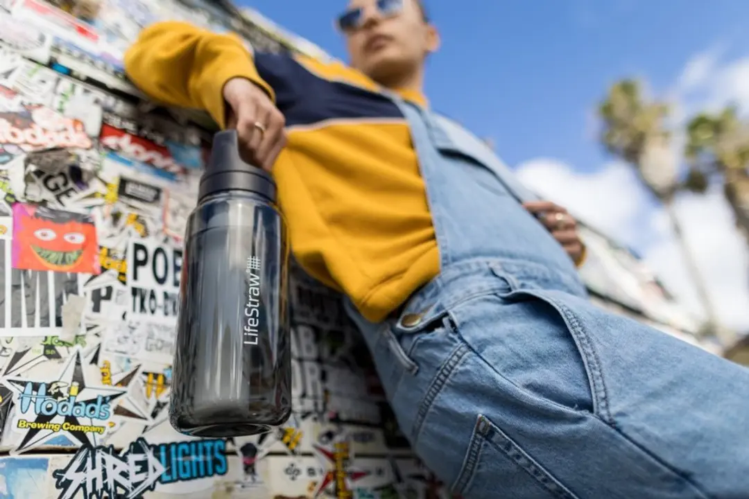 LifeStraw Go 2.0 Waterfles 650ml - Zwart - afbeelding 6 van 6