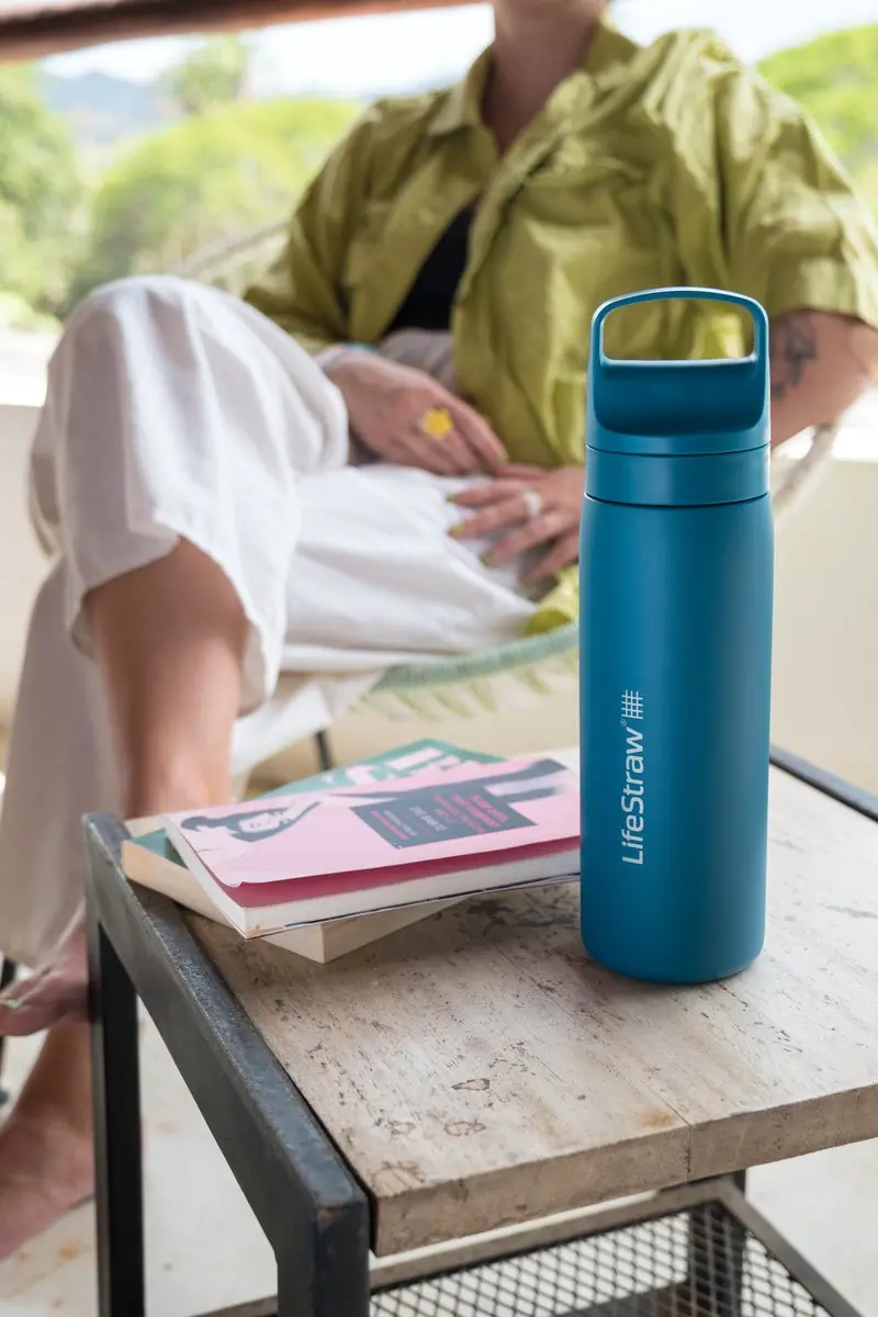 LifeStraw Go 2.0 Waterfilterfles 500ml - Blauw LGV418TLWW