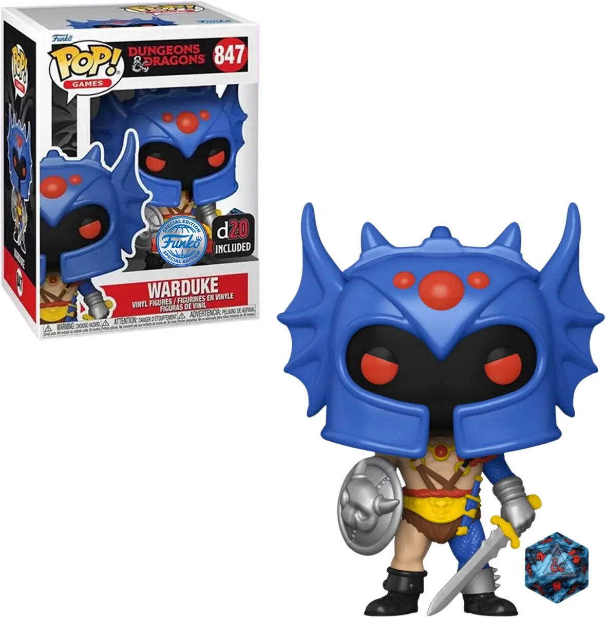 Funko Pop! Games Dungeons & Dragons Warduke #847