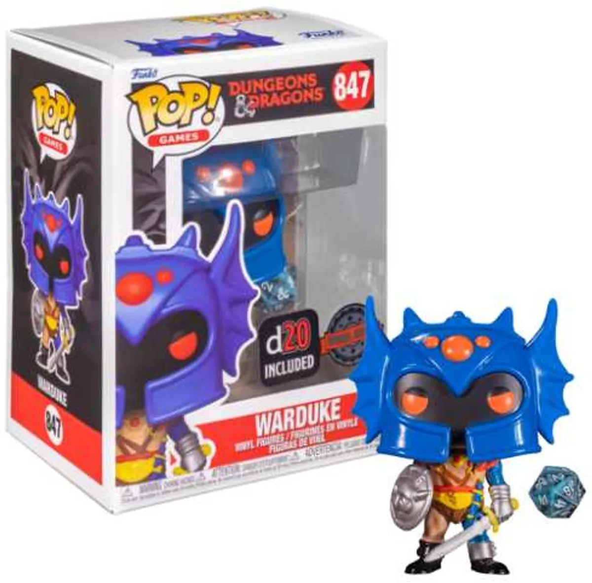 Funko Pop! Games Dungeons & Dragons Warduke #847 - Multi