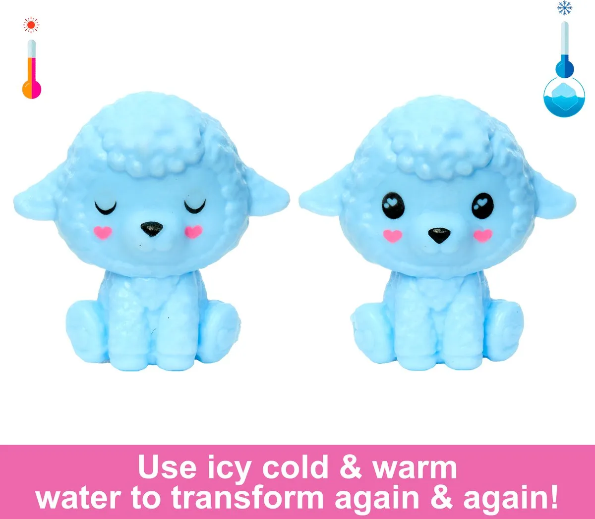 Barbie Cutie Reveal Schaap Minipop HKR18 - afbeelding 6 van 6
