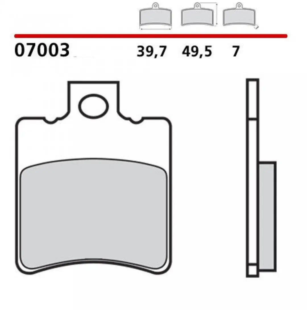 Plaquette de frein Brembo pour Scooter Chinois 50 Scoot Neuf