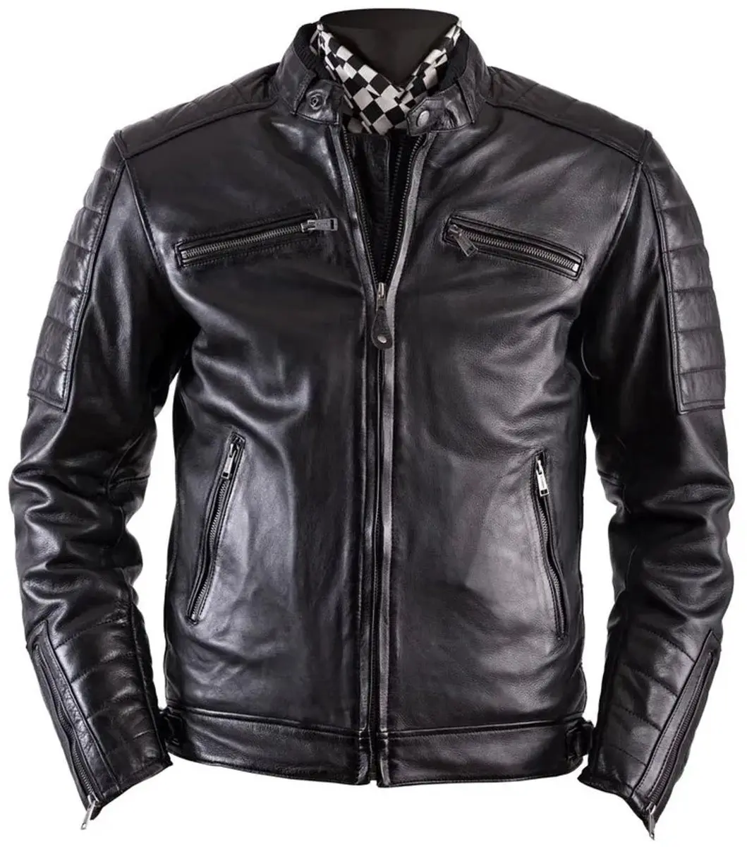 Helstons Cruiser Rag Jas 2XL - Zwart - afbeelding 5 van 6