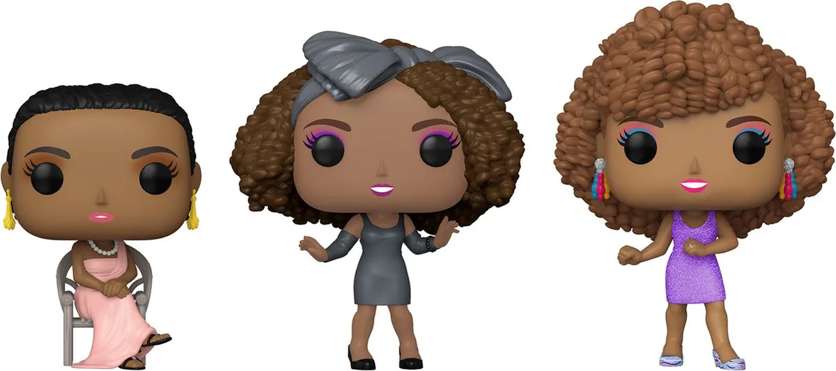 Funko Pop Icons Whitney Houston 3-Pack - Multi